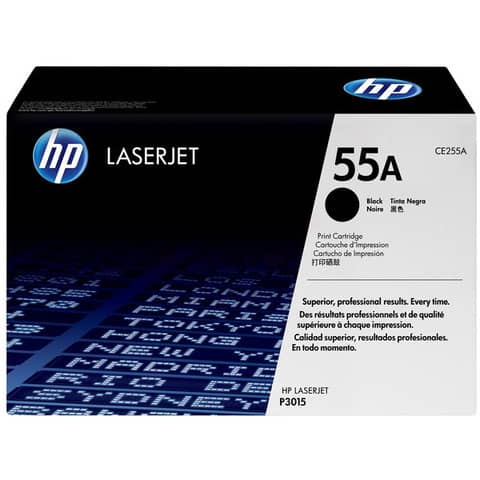 Toner 55A HP nero  CE255A